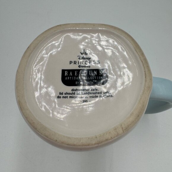 Rae Dunn X Disney A DREAM COME TRUE mug Rare white blue castle hard to find prin - Picture 3 of 3
